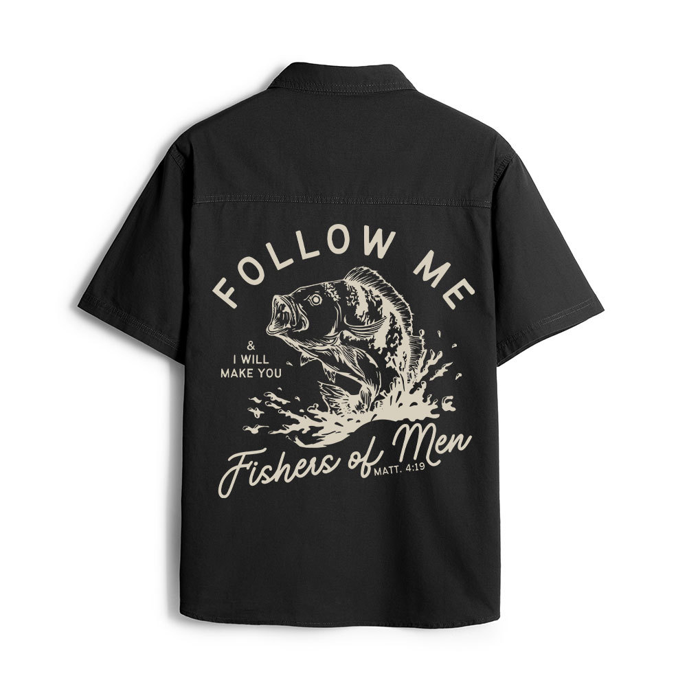 Fisher Of Man Christian Work Shirt 