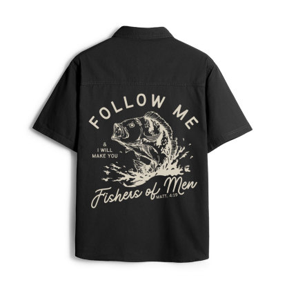 Fisher Of Man Christian Work Shirt 