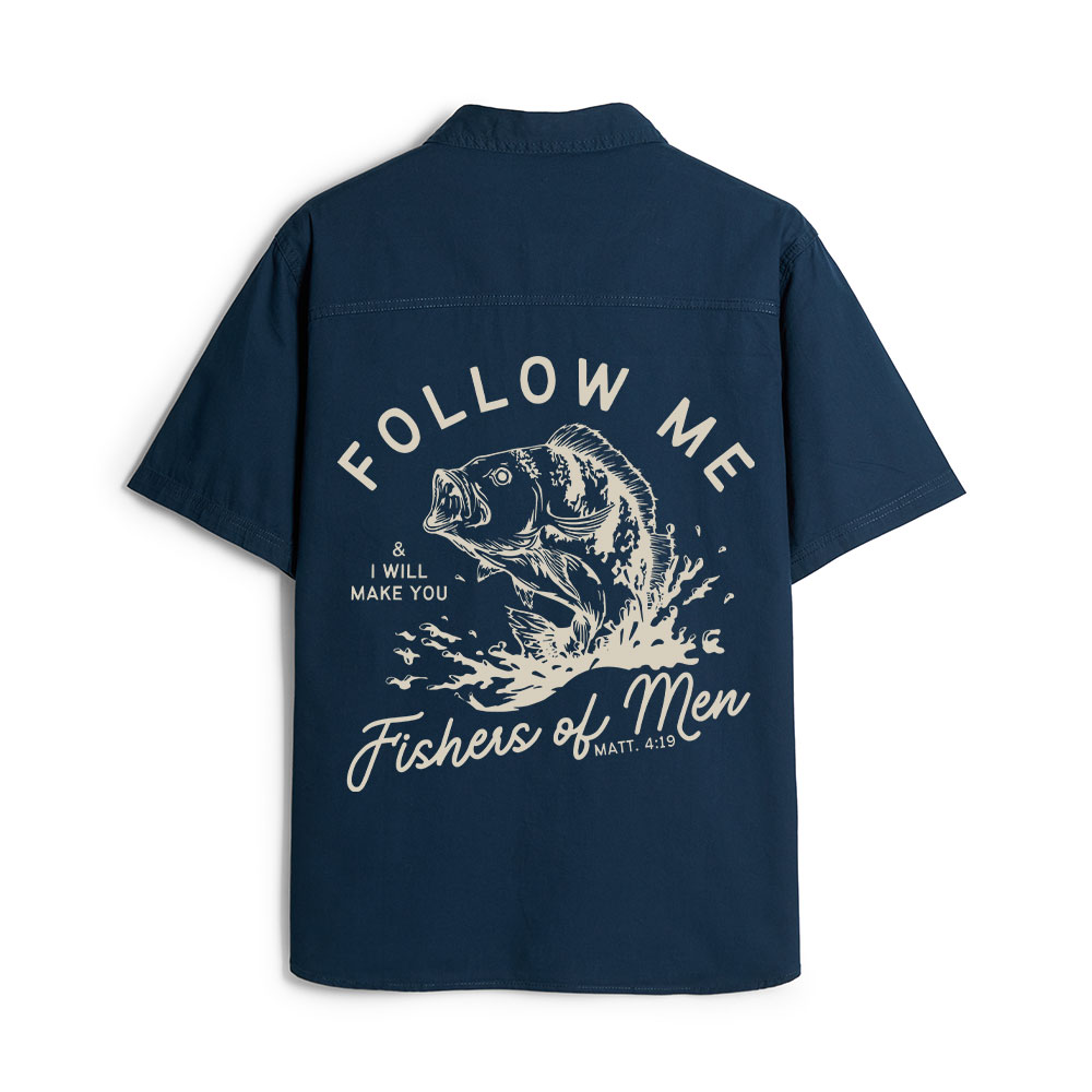 Fisher Of Man Christian Work Shirt 