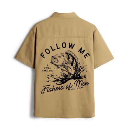 Fisher Of Man Christian Work Shirt 
