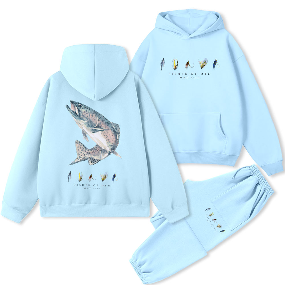 Fisher Of Men Christian Premium Fleece Hoodie Set