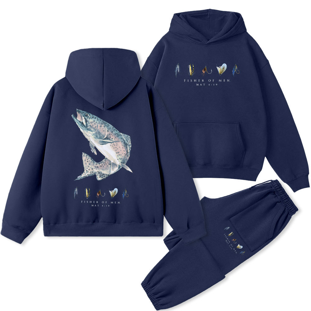 Fisher Of Men Christian Premium Fleece Hoodie Set