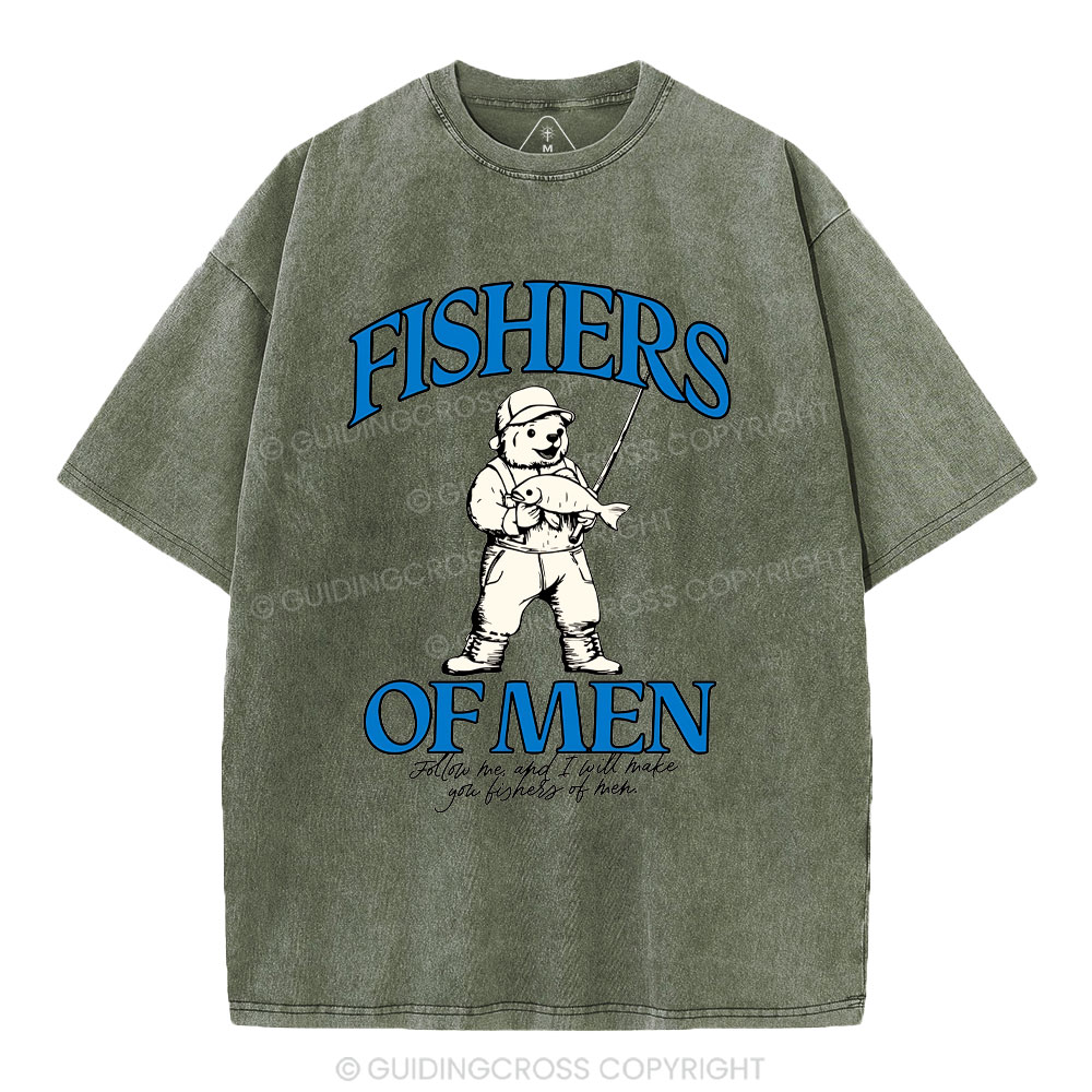Fisher Of Men Christian Washed T-Shirt