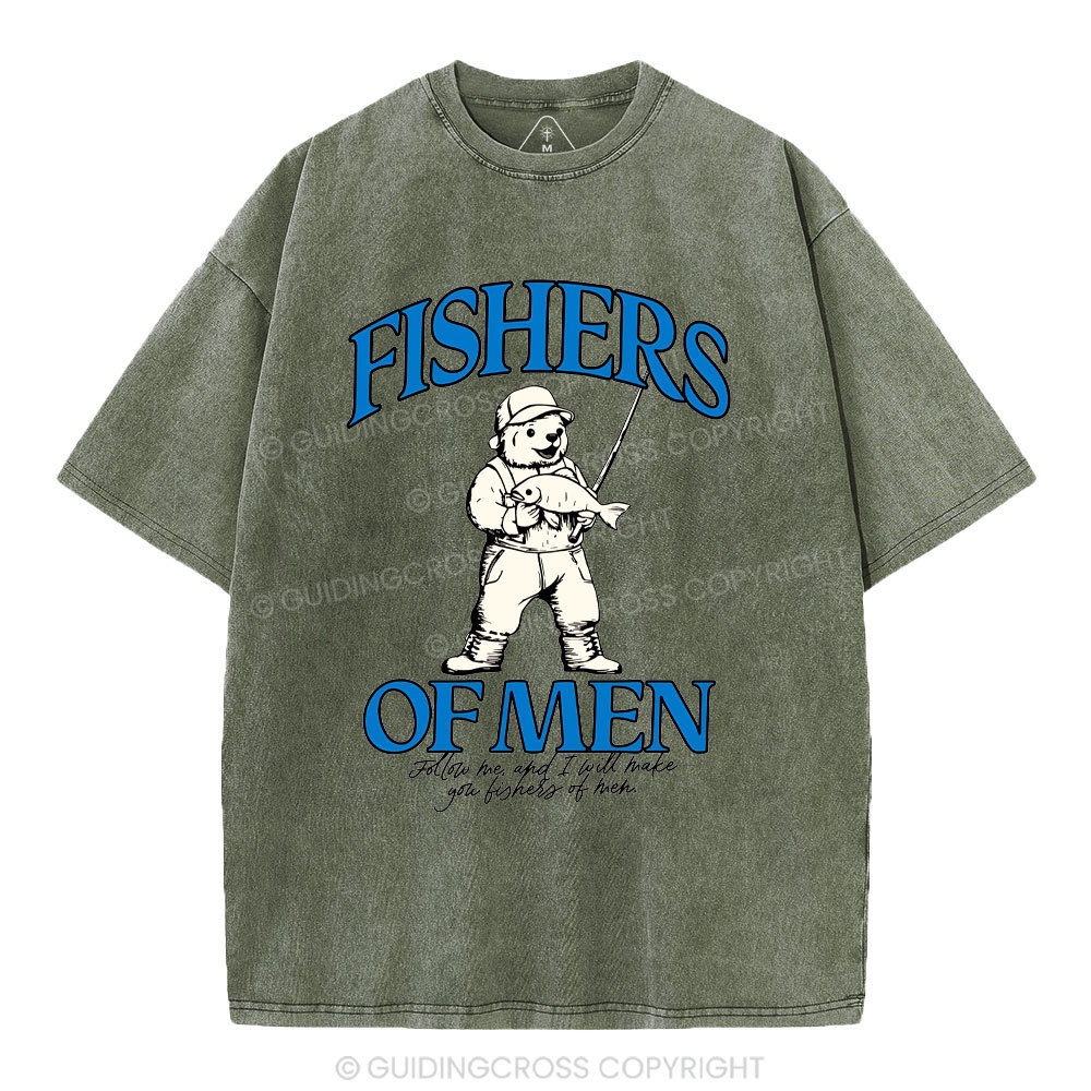 Fisher Of Men Christian Washed T-Shirt