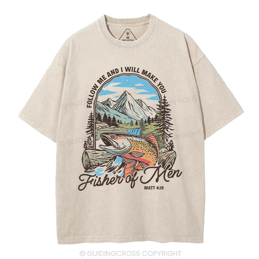 Fisher Of Men Christian Washed T-Shirt