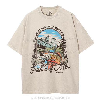 Fisher Of Men Christian Washed T-Shirt