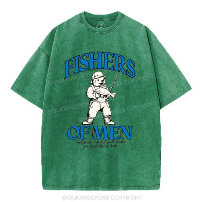Fisher Of Men Christian Washed T-Shirt