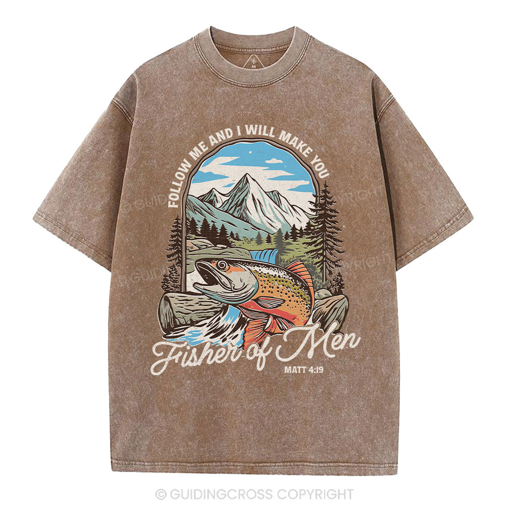 Fisher Of Men Christian Washed T-Shirt