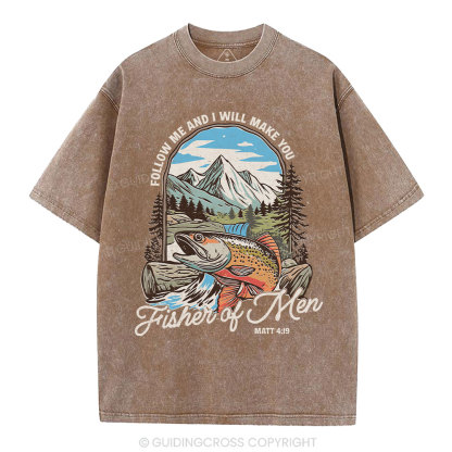 Fisher Of Men Christian Washed T-Shirt