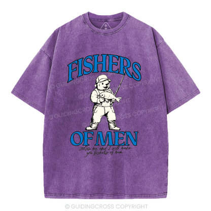 Fisher Of Men Christian Washed T-Shirt