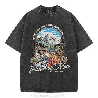 Fisher Of Men Christian Washed T-Shirt