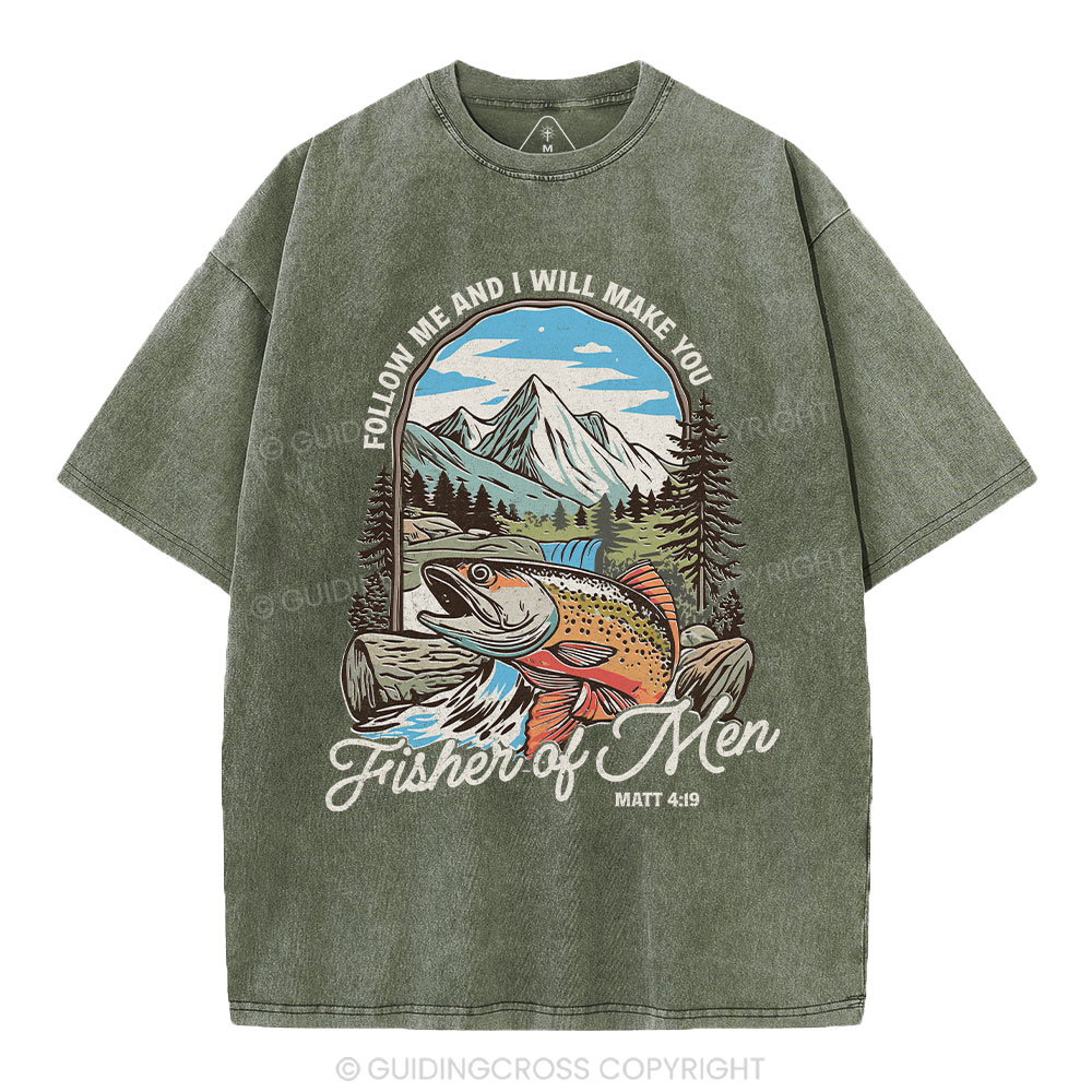 Fisher Of Men Christian Washed T-Shirt