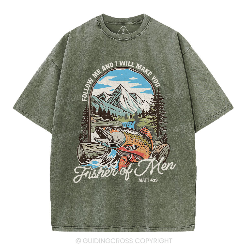 Fisher Of Men Christian Washed T-Shirt