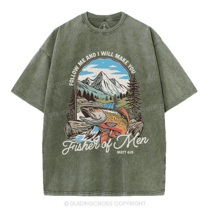 Fisher Of Men Christian Washed T-Shirt