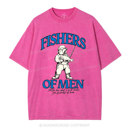 Fisher Of Men Christian Washed T-Shirt