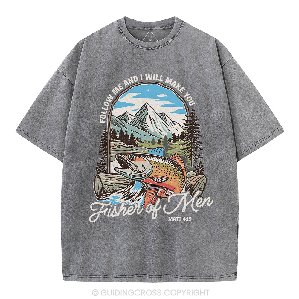 Fisher Of Men Christian Washed T-Shirt