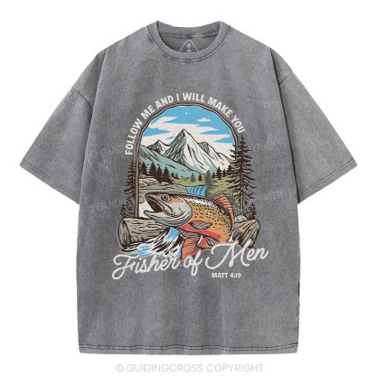 Fisher Of Men Christian Washed T-Shirt