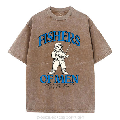 Fisher Of Men Christian Washed T-Shirt