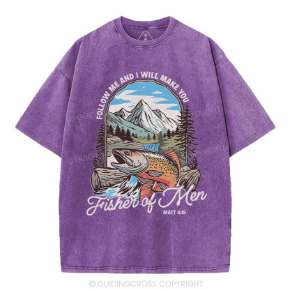 Fisher Of Men Christian Washed T-Shirt