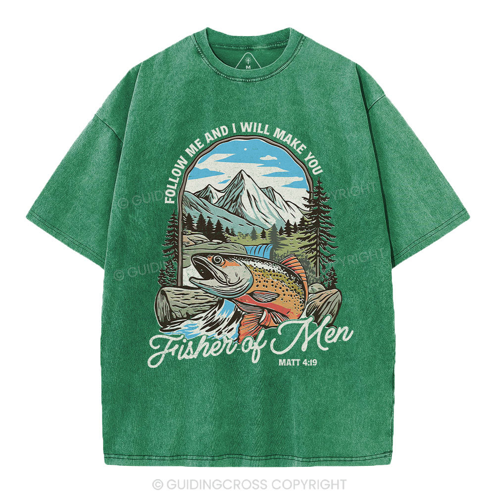 Fisher Of Men Christian Washed T-Shirt