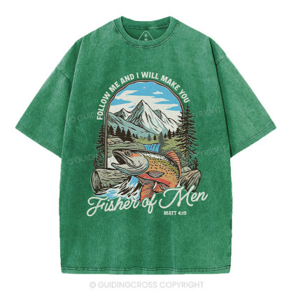 Fisher Of Men Christian Washed T-Shirt