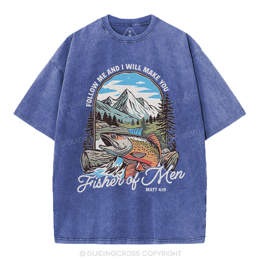 Fisher Of Men Christian Washed T-Shirt
