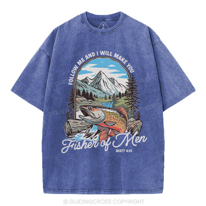 Fisher Of Men Christian Washed T-Shirt