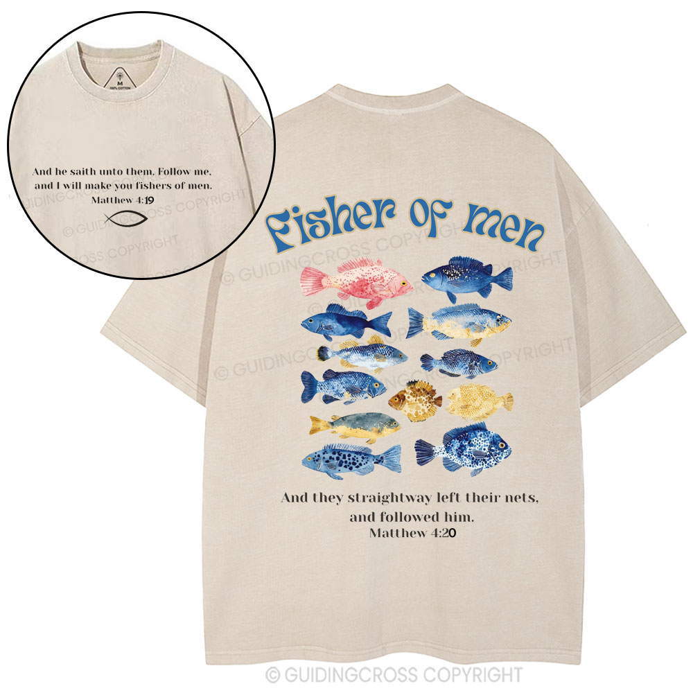 Fisher Of Men Christian Washed T-Shirt