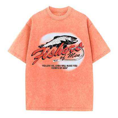 Fisher Of Men Christian Washed T-Shirt