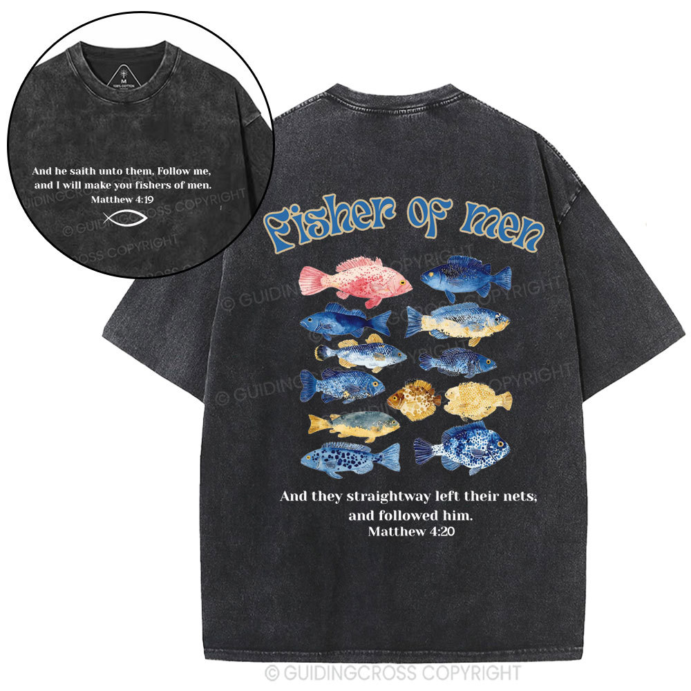 Fisher Of Men Christian Washed T-Shirt