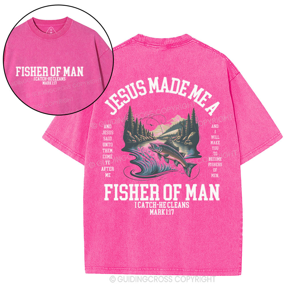 Fisher of Men Christian Washed T-Shirt