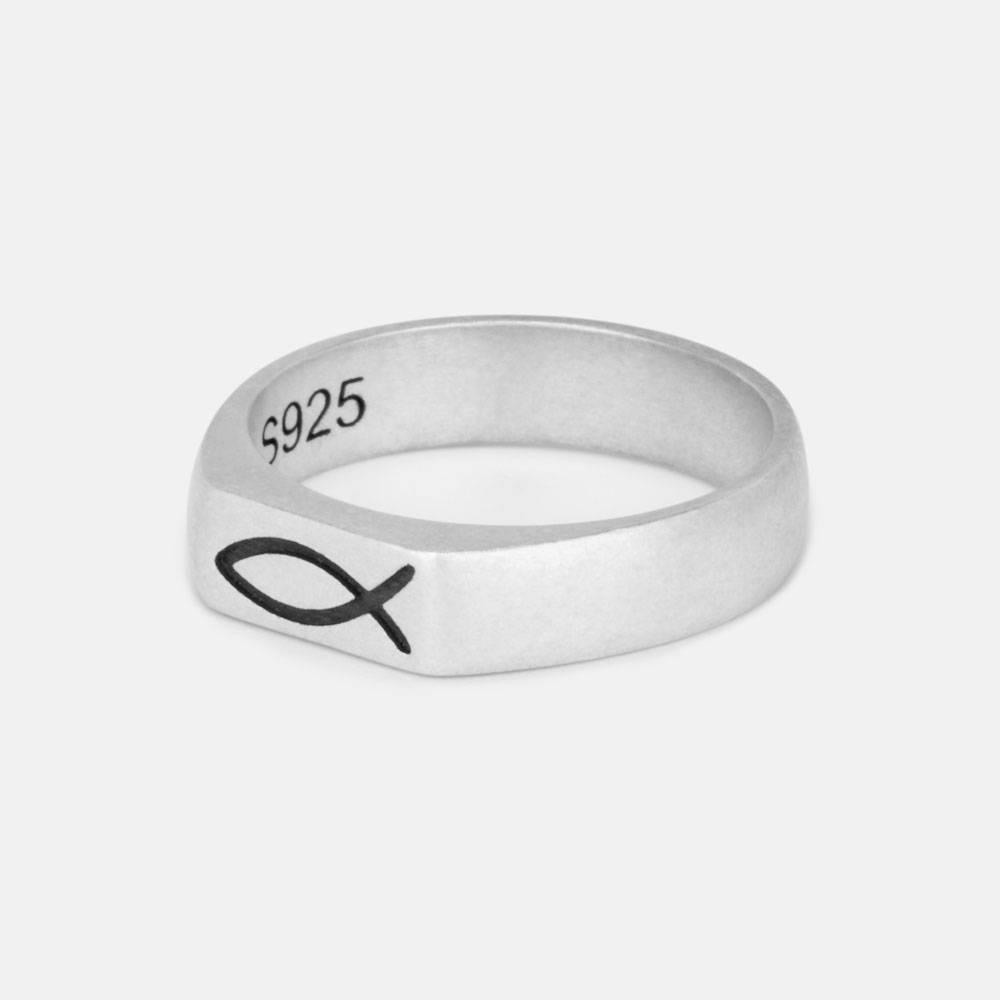 Fishers Of Man Christian 925 Sterling Silver Ring