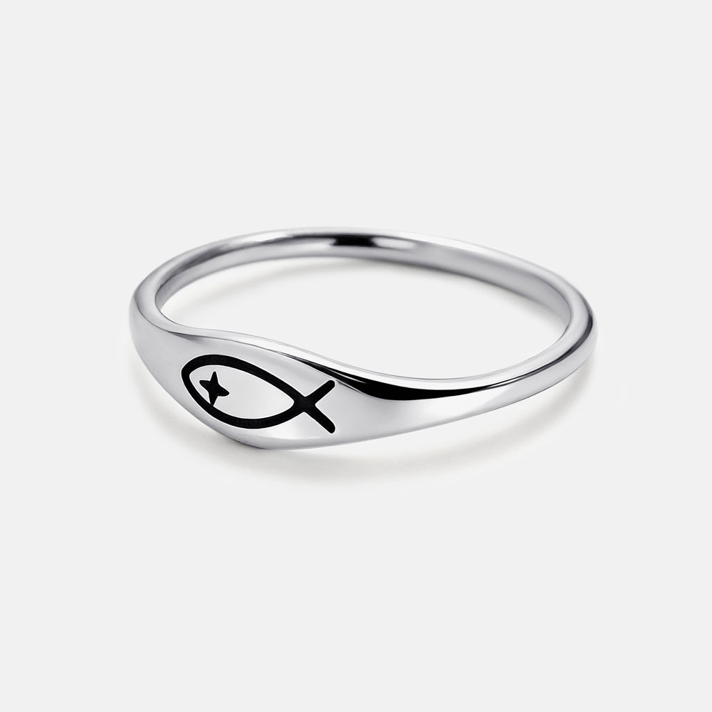 Fishers Of Man Christian 925 Sterling Silver Ring