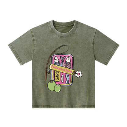 Fishers Of Man Christian Kid Washed T-Shirt