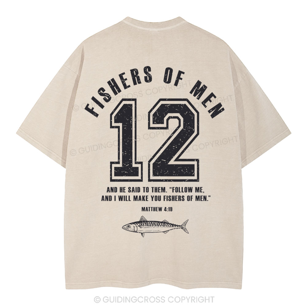 Fishers Of Man Christian Washed T-Shirt