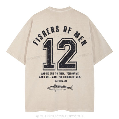 Fishers Of Man Christian Washed T-Shirt