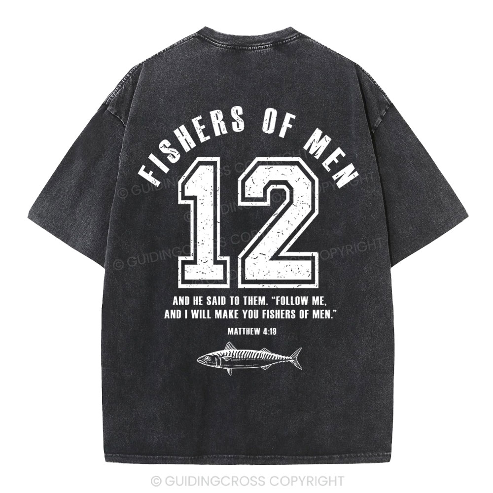 Fishers Of Man Christian Washed T-Shirt