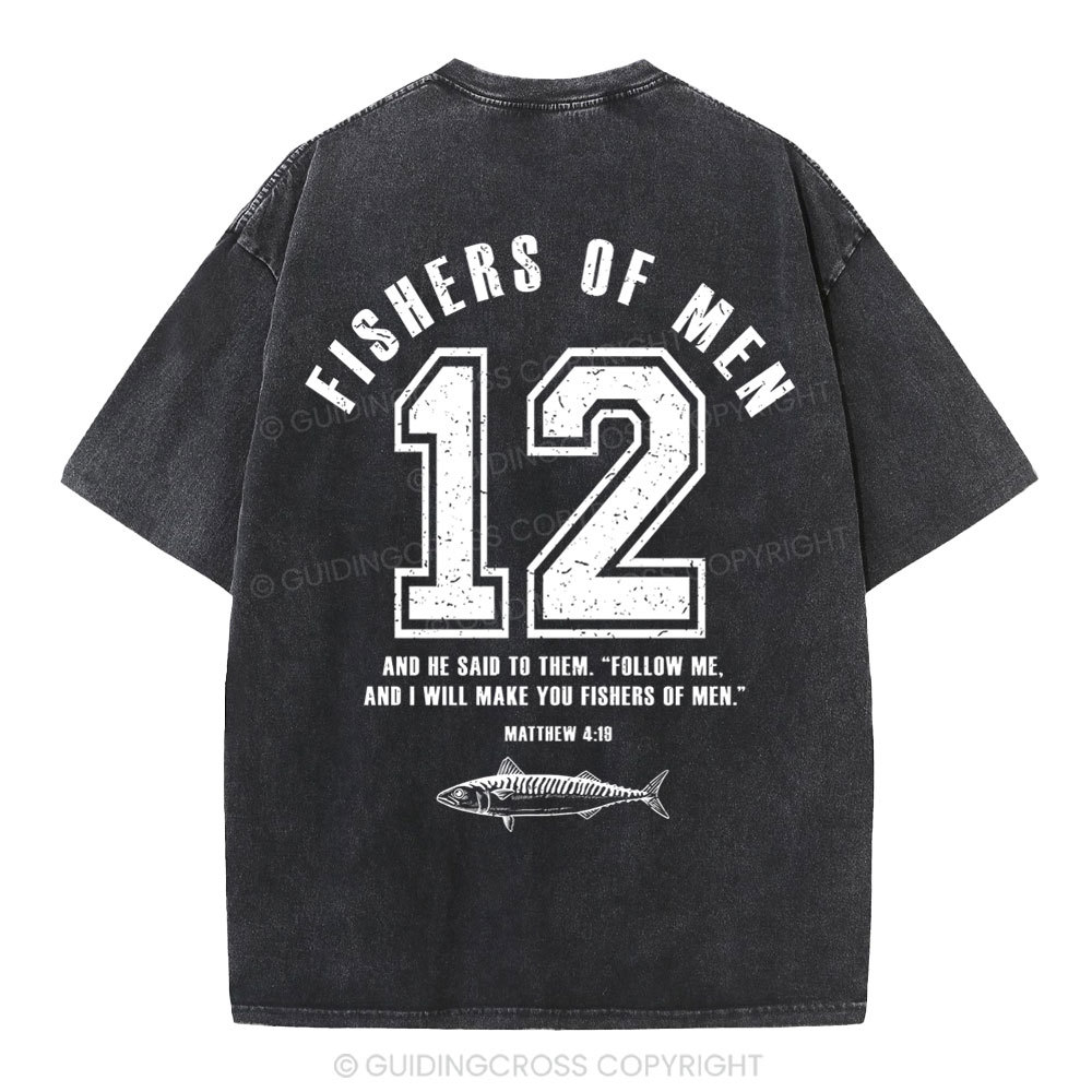 Fishers Of Man Christian Washed T-Shirt