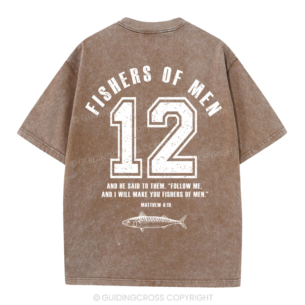 Fishers Of Man Christian Washed T-Shirt
