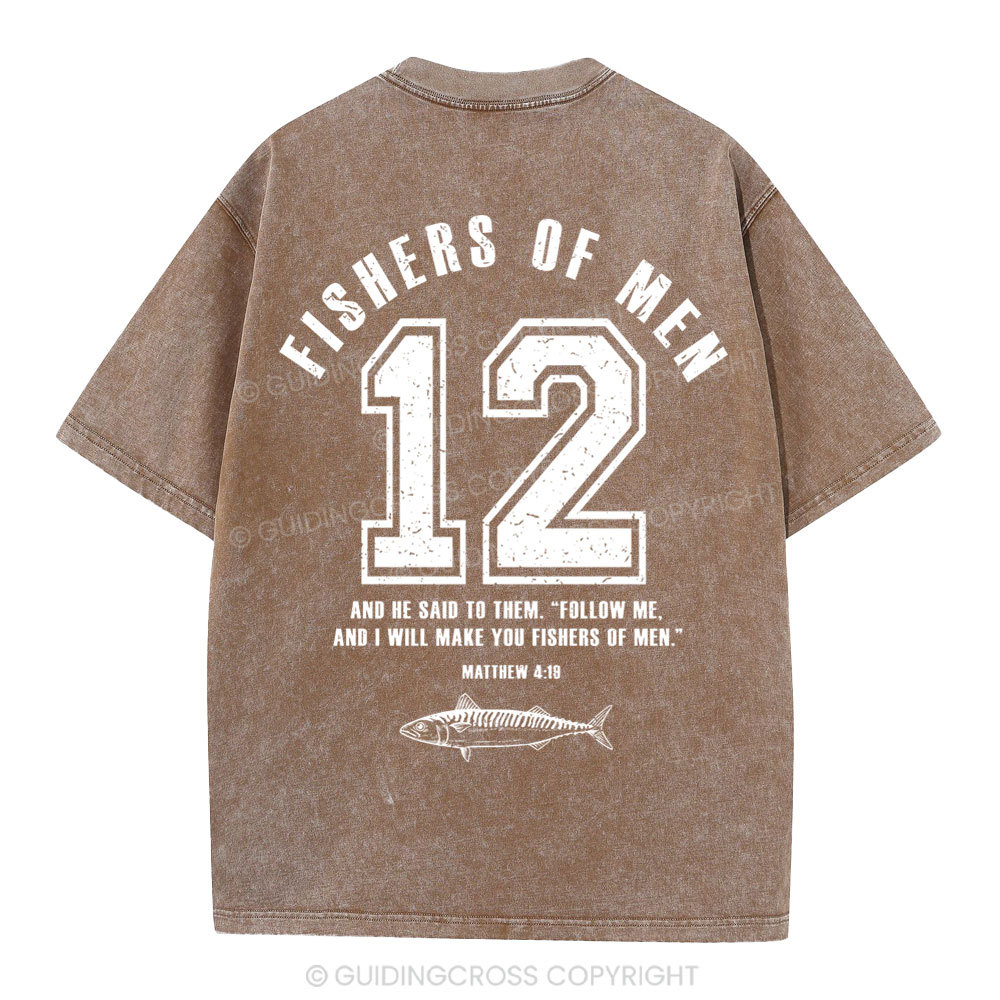 Fishers Of Man Christian Washed T-Shirt