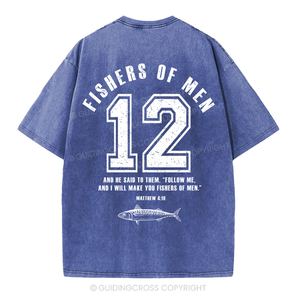 Fishers Of Man Christian Washed T-Shirt