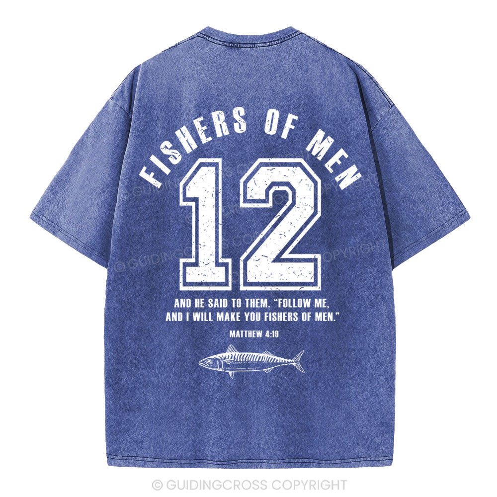 Fishers Of Man Christian Washed T-Shirt