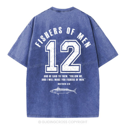 Fishers Of Man Christian Washed T-Shirt