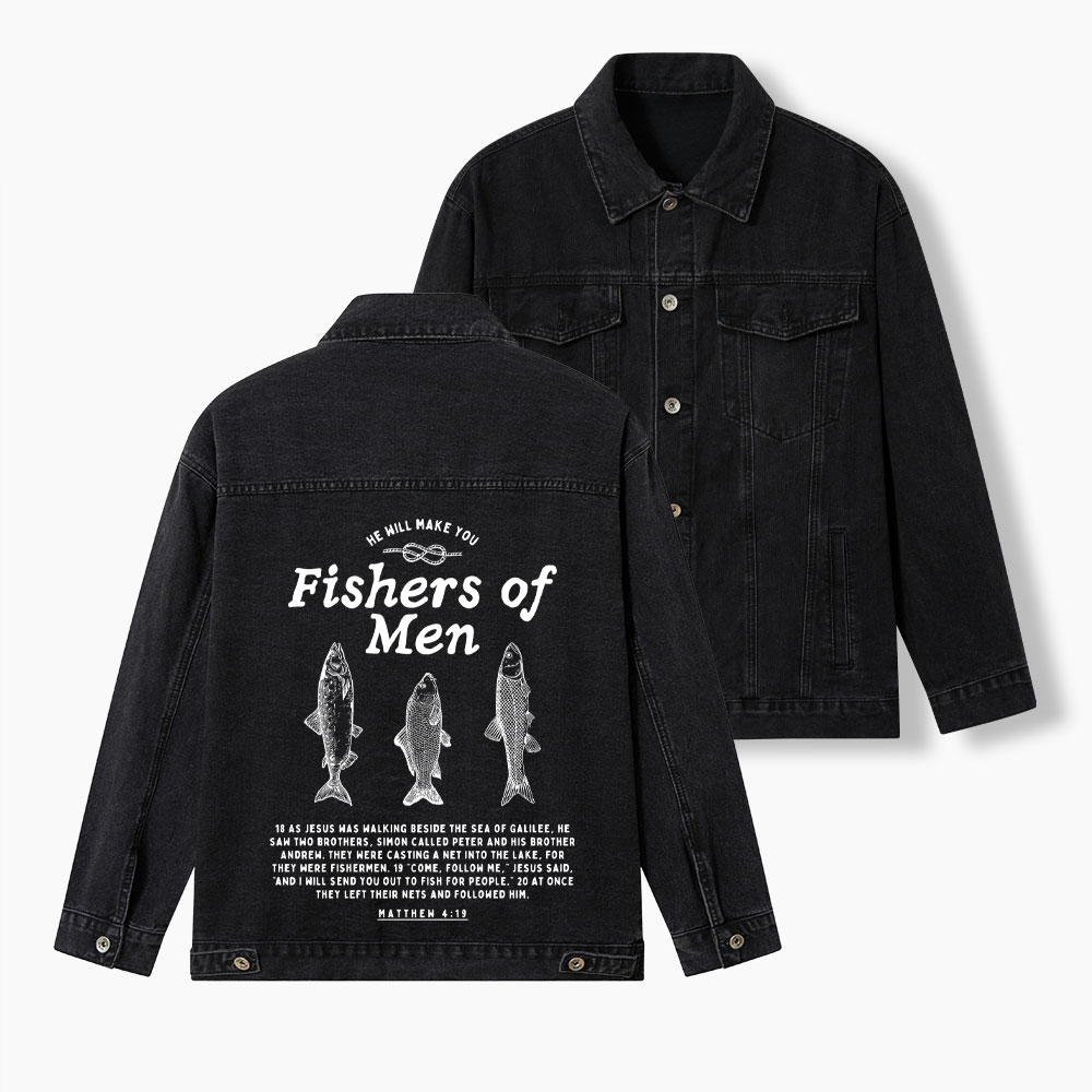 Fishers Of Men Christian Denim Jacket