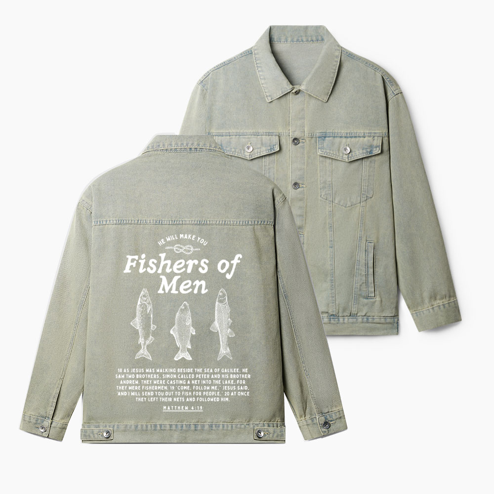 Fishers Of Men Christian Denim Jacket