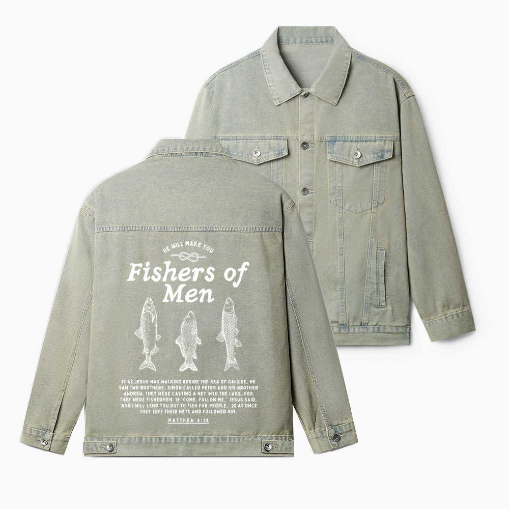 Fishers Of Men Christian Denim Jacket