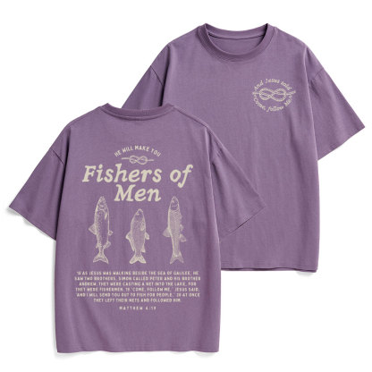 Fishers Of Men Christian Heavy Cotton T-Shirt