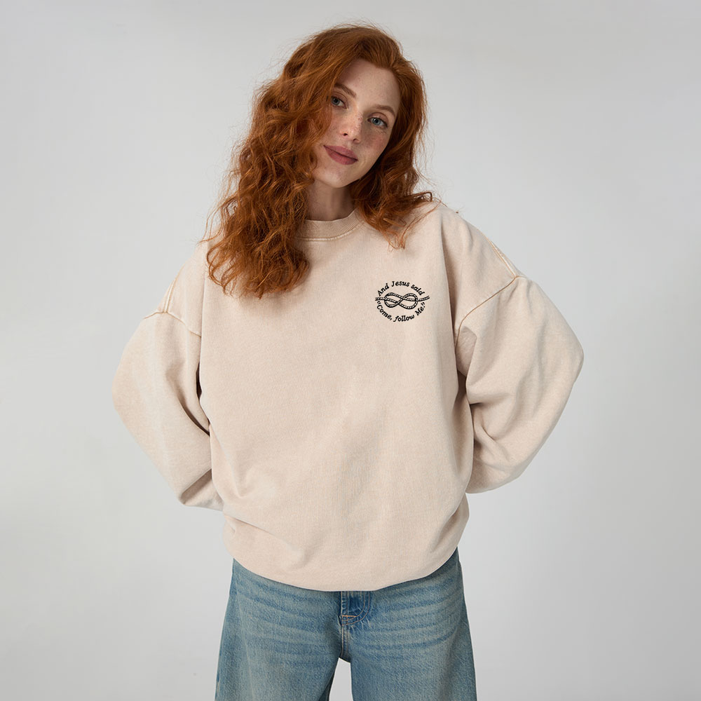 Fishers Of Men Christian Washed Sweatshirt