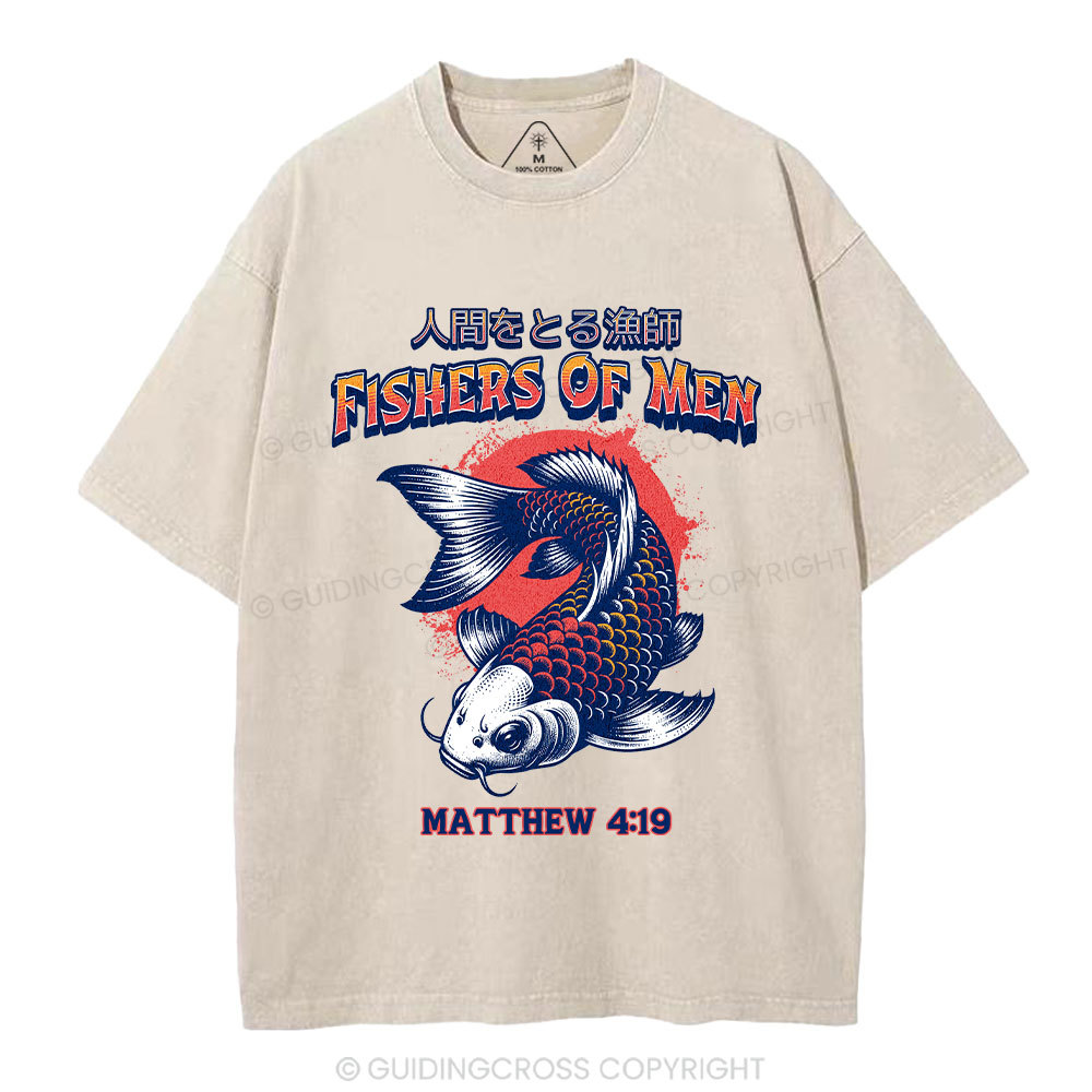 Fishers Of Men Christian Washed T-Shirt