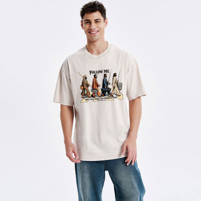 Fishers Of Men Christian Washed T-Shirt